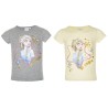 T-shirt à manches courtes pour enfants Disney Frozen, haut 4-8 ans