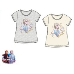 T-shirt à manches courtes pour enfants Disney Frozen, haut 4-8 ans