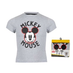 T-shirt à manches courtes pour enfants Disney Mickey, haut 92-128 cm