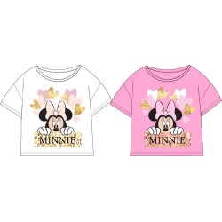 T-shirt court pour enfant Disney Minnie, haut 104-134 cm