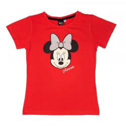 T-shirt à manches courtes pour enfants Disney Minnie, haut 98-128 cm