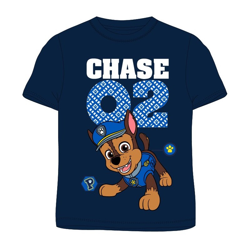 Paw Patrol Chase kids short-sleeve top, 104-134 cm