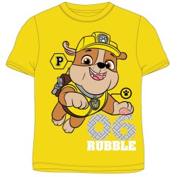 T-shirt à manches courtes pour enfants Paw Patrol Rubble, haut 104-134 cm