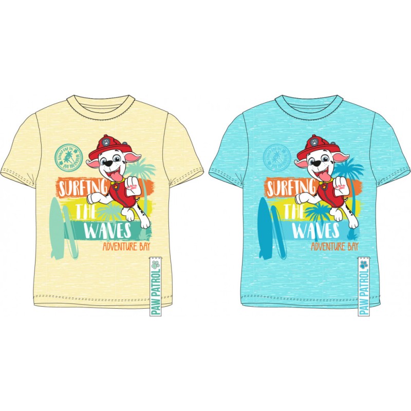 Paw Patrol Surfing kids short shirt, top 98-128 cm