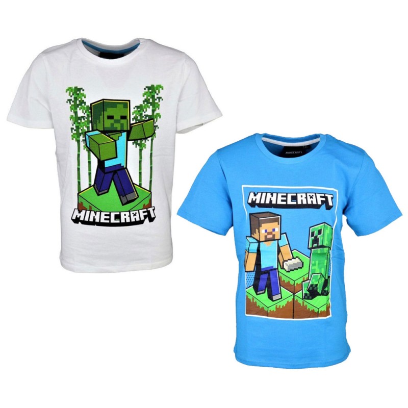 Minecraft children's short t-shirt, top 6-12 years