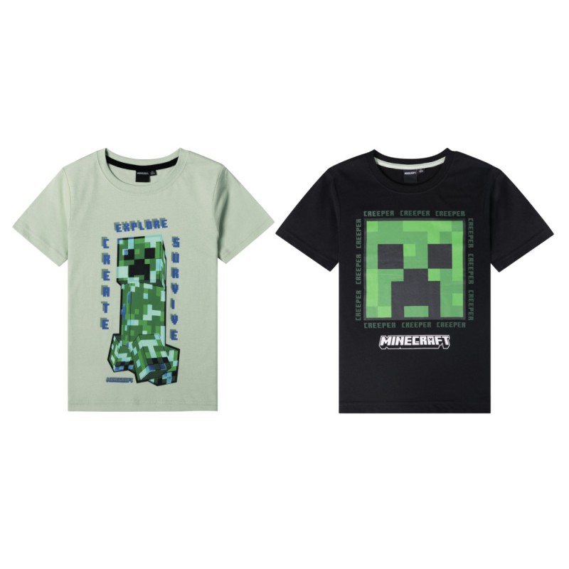 Minecraft children's short T-shirt, top 6-12 years