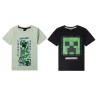 Minecraft children's short T-shirt, top 6-12 years