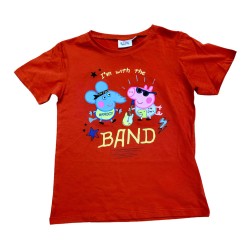 T-shirt court Peppa Pig pour enfants, haut 3-6 ans