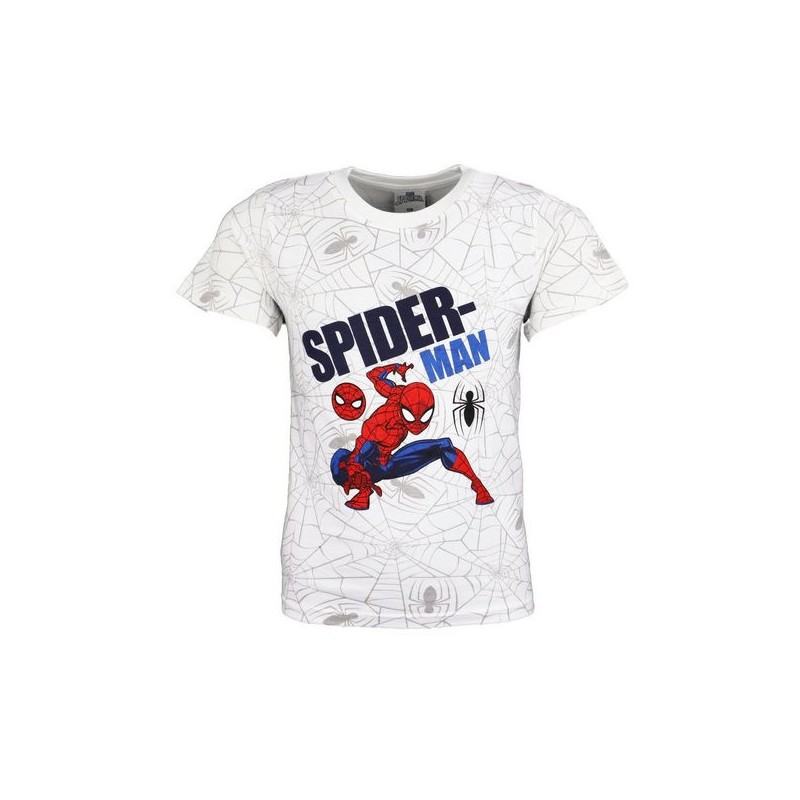 T-shirt à manches courtes Spiderman pour enfants, haut 104-134 cm