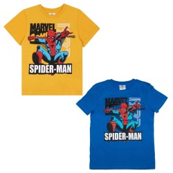 T-shirt à manches courtes pour enfants Spiderman, haut 104-134 cm