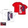 T-shirt court Spiderman pour enfants, haut 3-8 ans