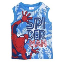 T-shirt à manches courtes Spiderman pour enfants, haut de 3 à 8 ans