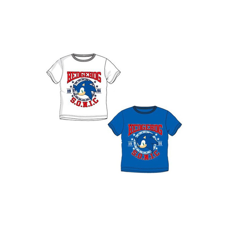 Sonic the Hedgehog 1991  Sonic the Hedgehog Kids' Short-Sleeve T-Shirt, Top 3-8 Years