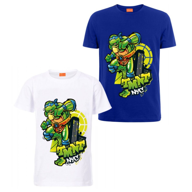 T-shirt à manches courtes pour enfants Tortues Ninja NYC, haut 104-134 cm