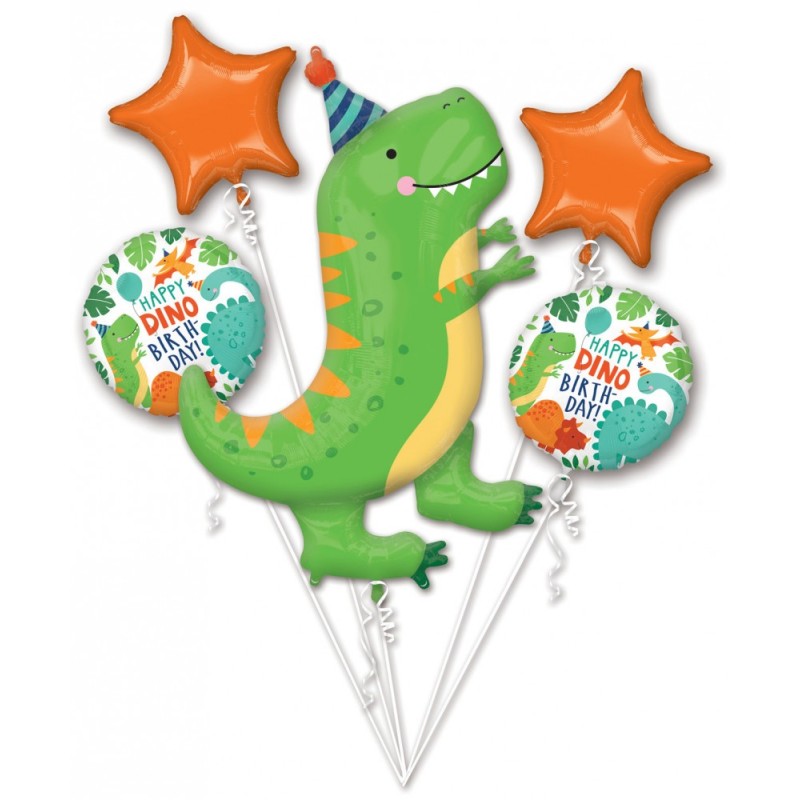 Dinosaur Dinosaur, Foil Balloon 5-piece Set