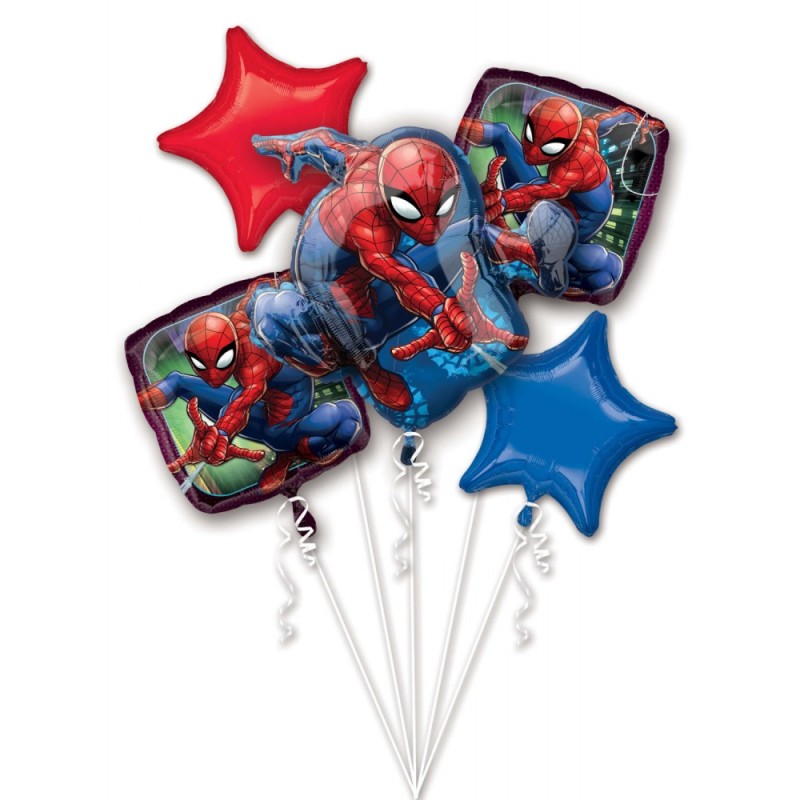 Spiderman foil balloon 5-piece set