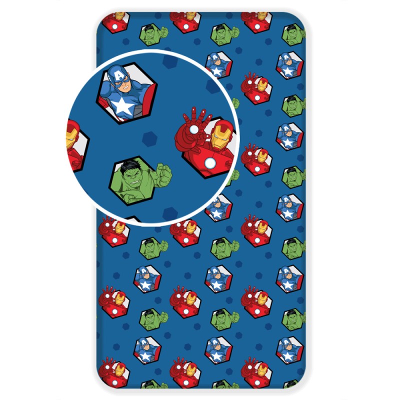 Avengers Guardians  fitted sheet 90x200 cm