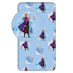 Disney Frozen Blue Leaves fitted sheet 90*200 cm