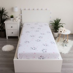 Drap housse Disney Marie Cat Dots 90x200 cm