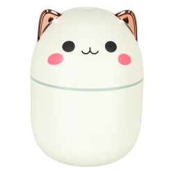 Humidificateur d'air diffuseur d'huile kitty blanc RGB

