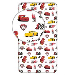 Drap housse Disney Cars McQueen 90x200 cm