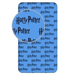 Harry Potter Blue fitted sheet 90x200 cm