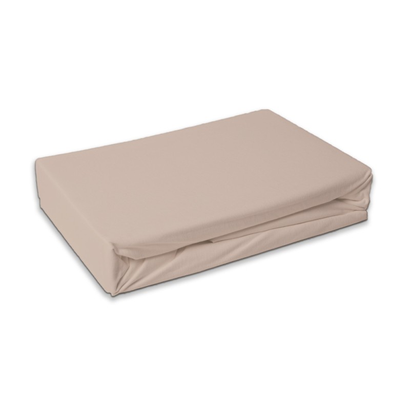 Colour White Coffee Coffee Terry Fitted Sheet 180x200 cm