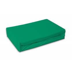 Drap housse couleur menthol, vert 90x200 cm