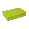 Drap housse éponge couleur vert citron 180x200 cm