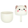 Humidificateur d'air diffuseur d'huile kitty blanc RGB
