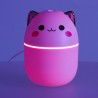 Humidificateur d'air diffuseur d'huile kitty blanc RGB
