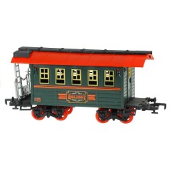 Circuit train électrique wagons  avec lumières et jeux de 650 cm