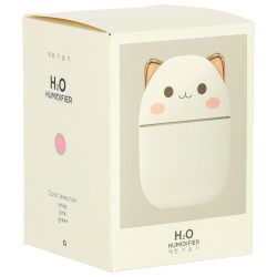 Humidificateur d'air diffuseur d'huile kitty blanc RGB
