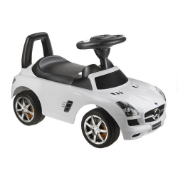 Voiture porteur pour enfant Mercedes-Benz SLS AMG Blanche