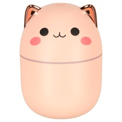 Humidificateur d'air diffuseur d'huile kitty rose RGB
