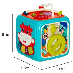Bloc de trieur de cubes sensoriels interactif nobie
