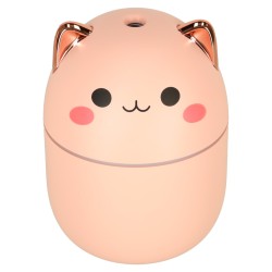Humidificateur d'air diffuseur d'huile kitty rose RGB
