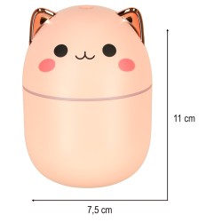 Humidificateur d'air diffuseur d'huile kitty rose RGB
