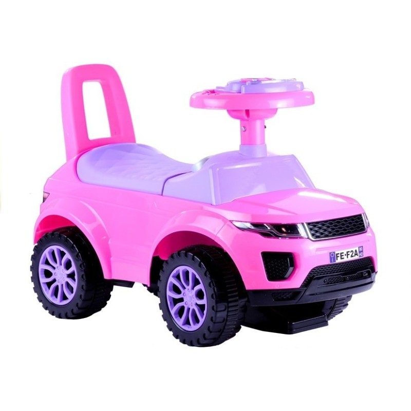 Voiture Porteur pour enfant 613W Jeu + Lumières Rose