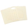 Panier à linge organisateur de salle de bain pliant blanc