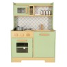 Cuisine en bois MDF menthe pour enfants / accessoires 