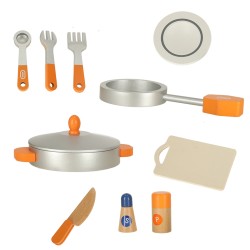 Cuisine en bois MDF pour enfants avec  four et accessoires