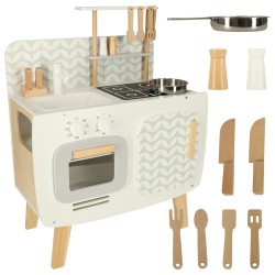 Cuisine en bois pour enfant MDF LULILO accessoires rétro