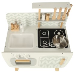 Cuisine en bois pour enfant MDF LULILO accessoires rétro