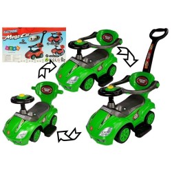 Voiture Porteur pour enfant a pousser 3 en 1 Vert