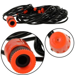 Water curtain mist garden sprinkler irrigation system 15m