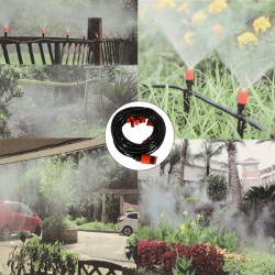 Water curtain mist garden sprinkler irrigation system 20m