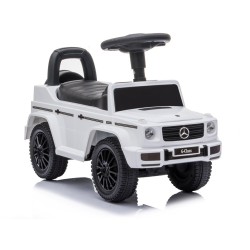 Voiture porteur pour enfant Mercedes Classe G 652 avec Klaxon Blanc 