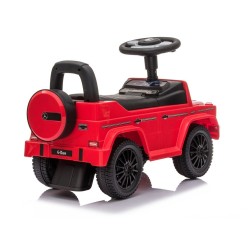 Voiture porteur pour enfant Mercedes Classe G 652 avec Klaxon Rouge 