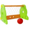 Cage de foot vert et orange pour enfants